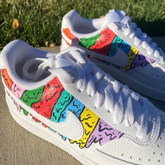 Custom Drip Nike Air Force 1’s - Picture 4 of 5
